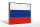 Holzschild Flagge Russlands 30x20cm Retro Flag of Russia