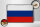 Holzschild Flagge Russlands 30x20cm Retro Flag of Russia