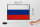 Holzschild Flagge Russlands 30x20cm Retro Flag of Russia