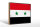 Holzschild Flagge Syriens 30x20cm Retro Flag of Syria