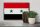 Holzschild Flagge Syriens 30x20cm Retro Flag of Syria