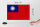 Holzschild Flagge China 30x20cm Retro Flag of Taiwan