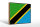 Holzschild Flagge Tansania 30x20cm Retro Flag of Tanzania
