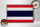Holzschild Flagge Thailands 30x20cm Retro Flag of Thailand