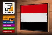 Holzschild Flagge Jemen 30x20cm Retro Flag of Yemen