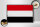 Holzschild Flagge Jemen 30x20cm Retro Flag of Yemen