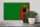 Holzschild Flagge Sambias 30x20cm Retro Flag of Zambia