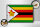 Holzschild Flagge Simbabwes 30x20cm Retro Flag of Zimbabwe