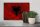 Holzschild Flagge Albanien 30x20cm Flag Albania Rost