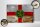 Holzschild Flagge Alderneys 30x20cm Flag Alderney Rost