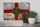 Holzschild Flagge Alderneys 30x20cm Flag Alderney Rost