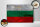 Holzschild Flagge Bulgariens 30x20cm Flag Bulgaria Rost