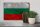 Holzschild Flagge Bulgariens 30x20cm Flag Bulgaria Rost