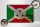 Holzschild Flagge Burundis 30x20cm Flag of Burundi Rost