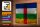 Holzschild Flagge Zentralafrikanischen Republik 30x20cm Rost