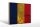 Holzschild Flagge des Tschad 30x20cm Flag of Chad Rost
