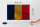 Holzschild Flagge des Tschad 30x20cm Flag of Chad Rost