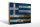 Holzschild Flagge Griechenland 30x20cm Flag Greece Rost