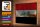Holzschild Flagge Irak 30x20cm Flag of Iraq Rost