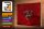 Holzschild Flagge Isle of Man 30x20cm Isle of Man Rost