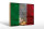 Holzschild Flagge Italien 30x20cm Flag of Italy Rost