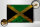 Holzschild Flagge Jamaika 30x20cm Flag of Jamaica Rost