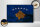 Holzschild Flagge Kosovo 30x20cm Flag of Kosovo Rost