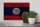 Holzschild Flagge Laos 30x20cm Flag of Laos Rost