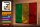 Holzschild Flagge Mali 30x20cm Flag of Mali Rost