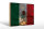 Holzschild Flagge Mexiko 30x20cm Flag of Mexico Rost