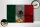 Holzschild Flagge Mexiko 30x20cm Flag of Mexico Rost