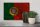 Holzschild Flagge Portugal 30x20cm Flag of Portugal Rost