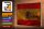 Holzschild Flagge Spanien 30x20cm Flag of Spain Rost