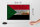 Holzschild Flagge Sudan 30x20cm Flag of Sudan Rost