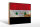 Holzschild Flagge Syrien 30x20cm Flag of Syria Rost