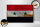 Holzschild Flagge Syrien 30x20cm Flag of Syria Rost