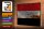 Holzschild Flagge Jemen 30x20cm Flag of Yemen Rost