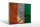 Holzschild Flagge Elfenbeinküste 30x20cm Ivory Coast Rost