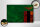 Holzschild Flagge Sambia 30x20cm Flag of Zambia Rost