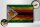Holzschild Flagge Simbabwe 30x20cm Flag of Zimbabwe Rost