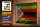 Holzschild Flagge Simbabwe 30x20cm Flag of Zimbabwe Rost