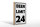 Holzschild Spruch 20x30cm BEER Limit 24 Bier