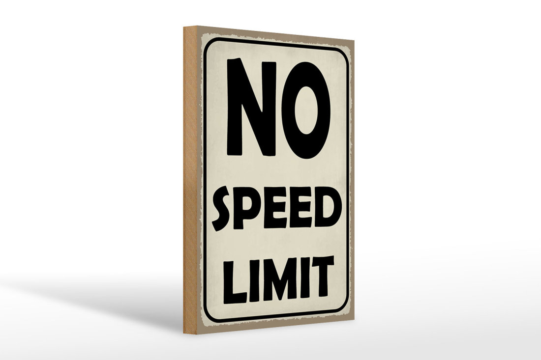 PHTTULE Schild 'Speed Limit 10 MPH' – 30,5x45,7 Cm, Reflektierend, Aus Aluminium Mit UV-Beschichtung