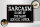 Holzschild Spruch 30x20cm Sarcasm is one of many service