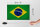 Holzschild Flagge Brasilien 30x20cm Flag of Brazil Vintage