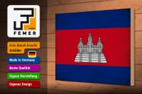 Holzschild Flagge Kambodscha 30x20cm Flag Cambodia Vintage