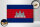 Holzschild Flagge Kambodscha 30x20cm Flag Cambodia Vintage