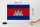 Holzschild Flagge Kambodscha 30x20cm Flag Cambodia Vintage