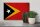 Holzschild Flagge Osttimor 30x20cm Flag East Timor Vintage