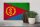 Holzschild Flagge Eritrea 30x20cm Flag of Eritrea Vintage